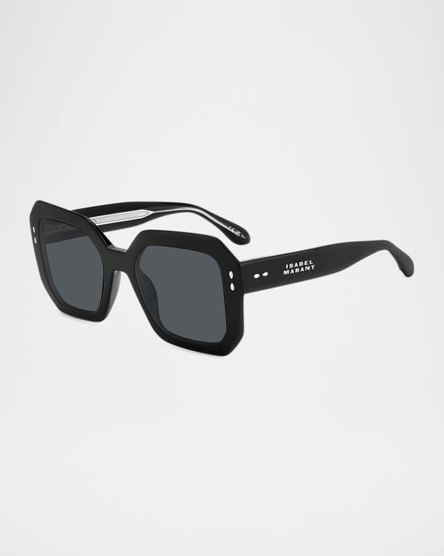 Geometric Acetate Sunglasses